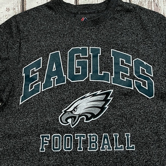 Philadelphia Eagles NFL Football Sports Crewneck Tee Top Shirt - Picture 3 of 4